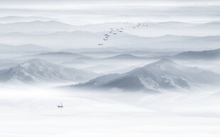 禅境水墨装饰画背景墙