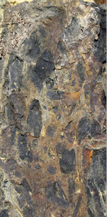 高清斑驳黄褐色岩石纹理