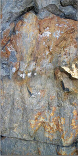 高清斑驳青灰色岩石纹理