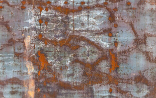 高清斑驳黄褐色锈迹纹理