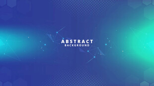 蓝绿色发光矢量背景