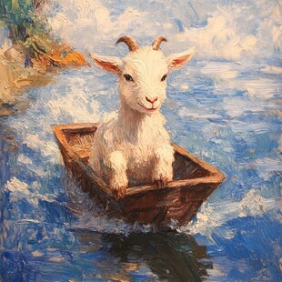 油画绵羊素材-油画绵羊图片-油画绵羊设计模板-昵图网