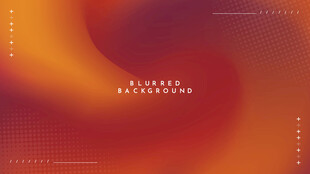 橙红色模糊抽象矢量背景