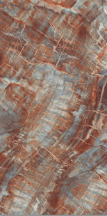 高清红褐色流水纹大理石