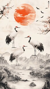 旭日仙鶴圖 旭鶴 特別純米酒 佐倉城｜旭鶴｜ CHIBA-SAKE（千葉酒）