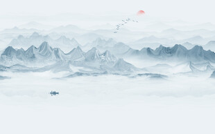 新中式电视背景墙