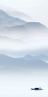 蓝色 新款意境玄关 TIF分层