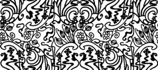 黑白线条画
