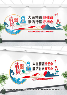 医院廉政文化墙
