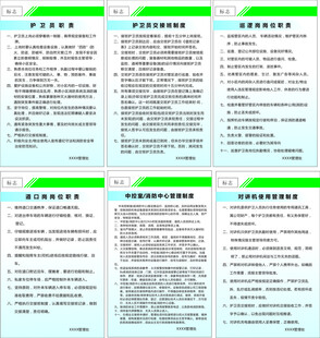 小区物业制度牌