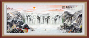 源远流长山水国画