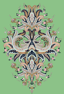 大牌卡通手绘植物叶子