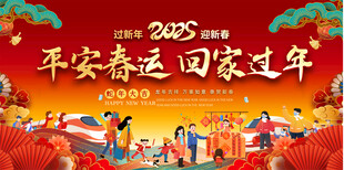 平安春运宣传栏