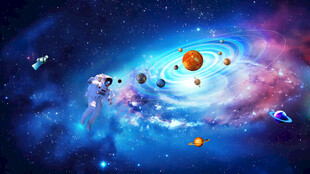 宇宙星空太阳系