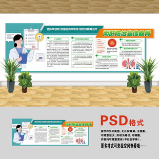 医院文化墙 丙肝防治