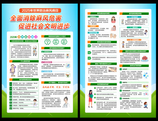 世界防治麻风病日宣传单