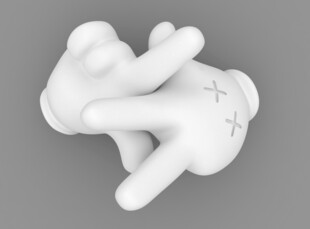 动漫卡通手装饰挂饰静物立体3D