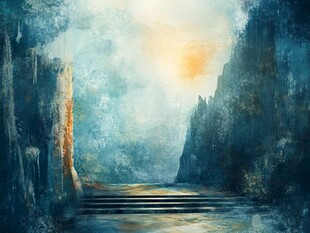 油画抽象风景画素材-油画抽象风景画图片-油画抽象风景画设计模板-昵图网