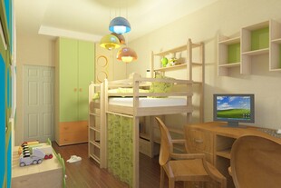 小孩房室内效果图