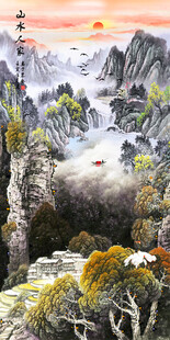 玄关山水画