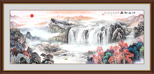 中堂山水画