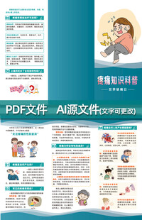 疼痛知识科普三折页