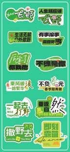 户外露营手举牌物料