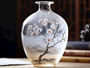 花瓶梅花图素材-花瓶梅花图图片-花瓶梅花图设计模板-昵图网