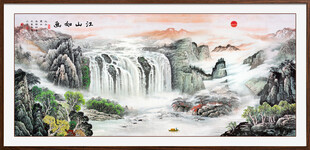 大厅山水画