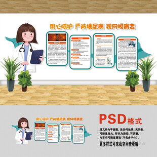医院文化墙 预防眼底病变