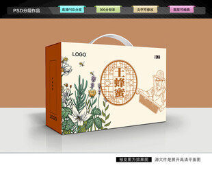 蜂蜜包装 百花蜜礼盒