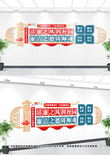 学校廉政文化墙