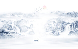 新中式电视背景墙