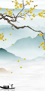 高档 清晰中式玄关 tif分层