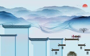 高雅 最新中式山水 TiF分层