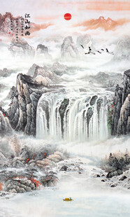 玄关山水画