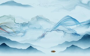 意境 极简中式山水 TiF分层