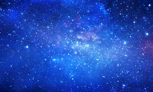 蓝色星空背景