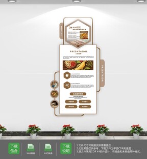 中式医院文化墙