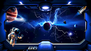 闪电星空太空舱