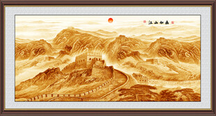 万里长城国画