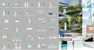 医院VI全套导视牌