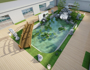 庭院院子景观设计案例效果图