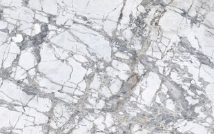 水墨雪花白大理石