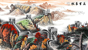 万里长城背景墙