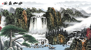 国画背景墙