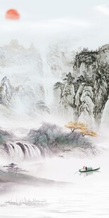 高端 简奢中式玄关 tif分层