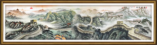 巨幅长城国画