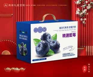 蓝莓包装 水果礼盒