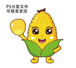 卡通玉米